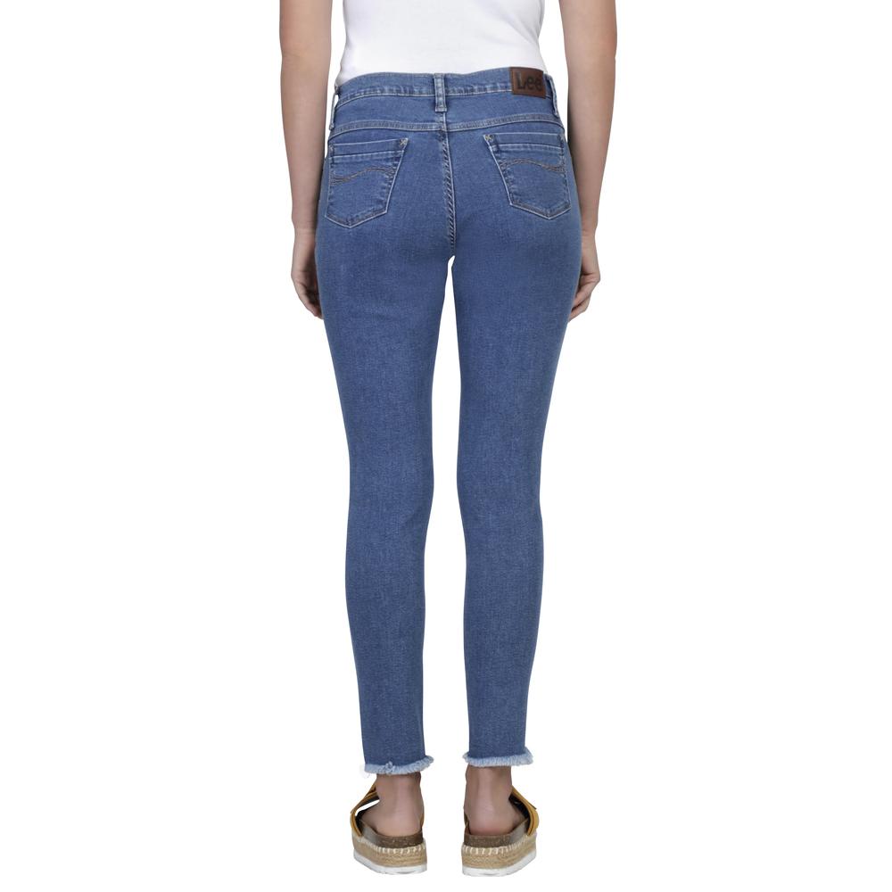 Foto 4 pulgar | Pantalón LEE 502-Jeans Skinny Cintura Alta color Azul Mujer 02M1