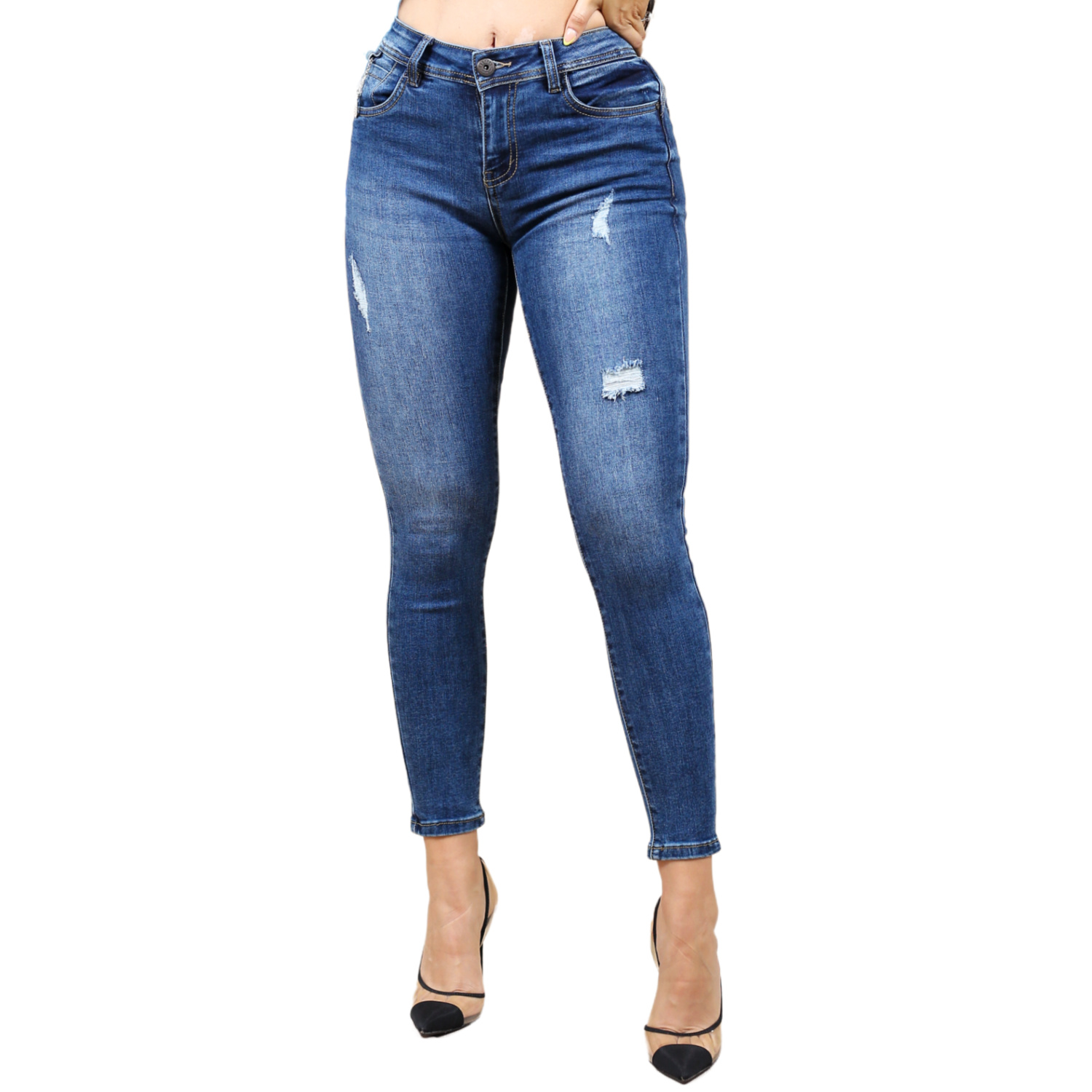 Jeans Skinny Juvenil Kyrath 1765 (azul Oscuro)