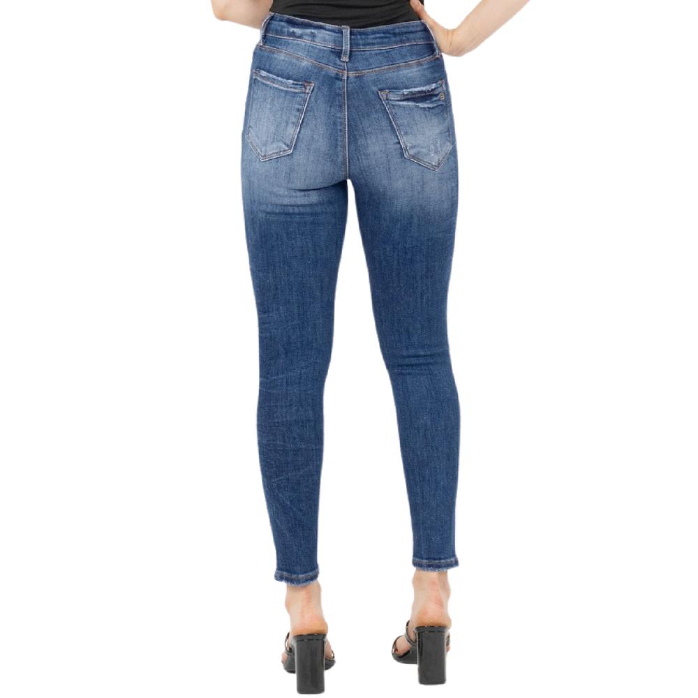 Foto 2 | Jeans con Strech Balam color Azul para Mujer