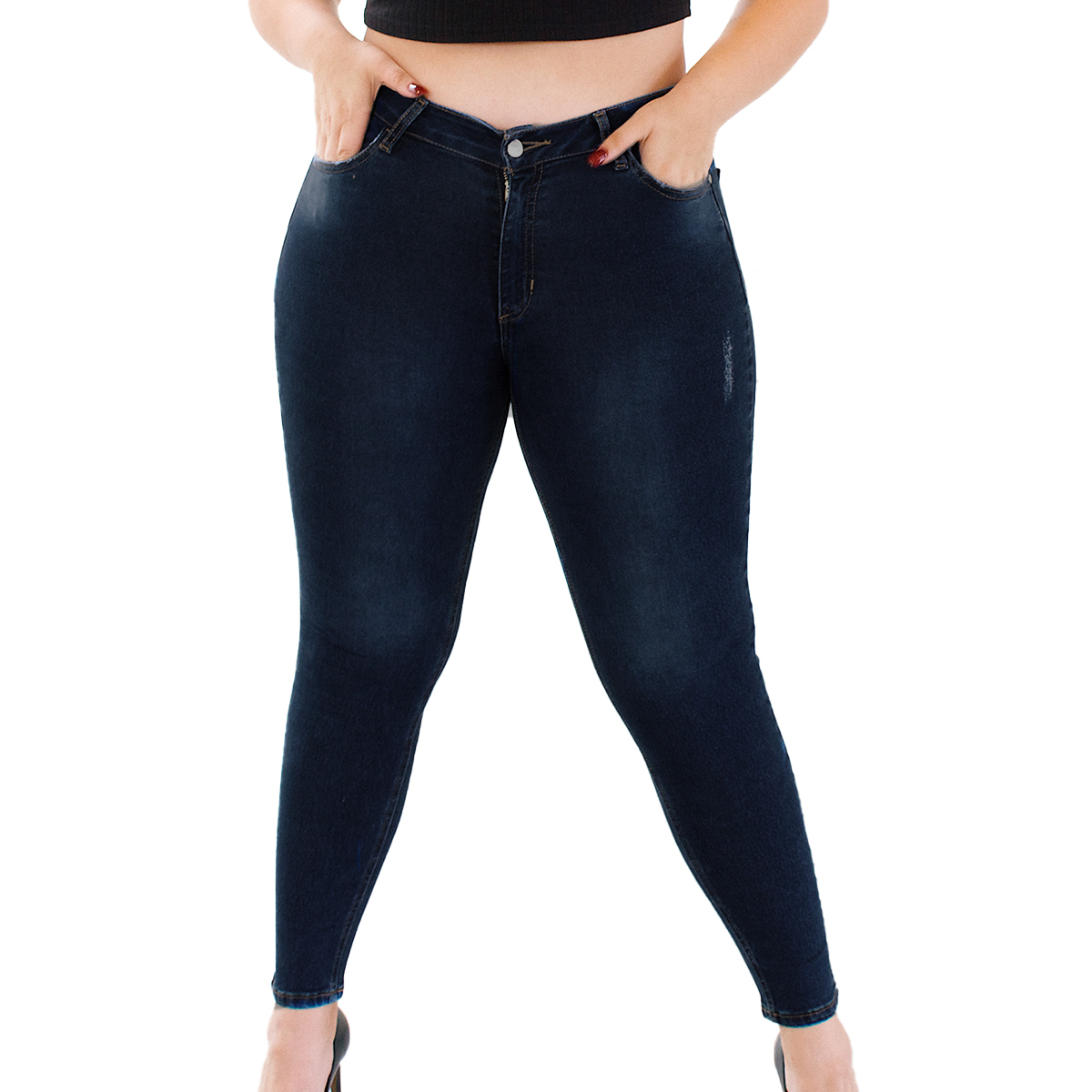 Foto 5 pulgar | Jeans Mchk de Mezclilla Skinny 6004 Tiro Medio para Mujer color Azul