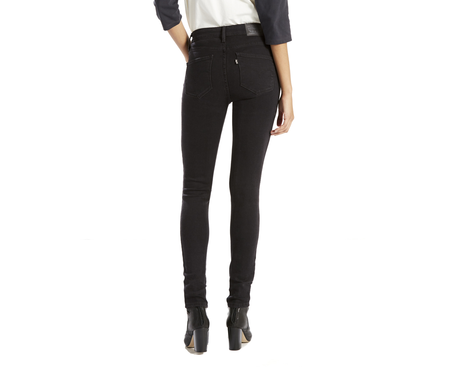 Foto 4 pulgar | Jeans High-Rise Skinny Levi's 18882-0024 color Negro para Mujer