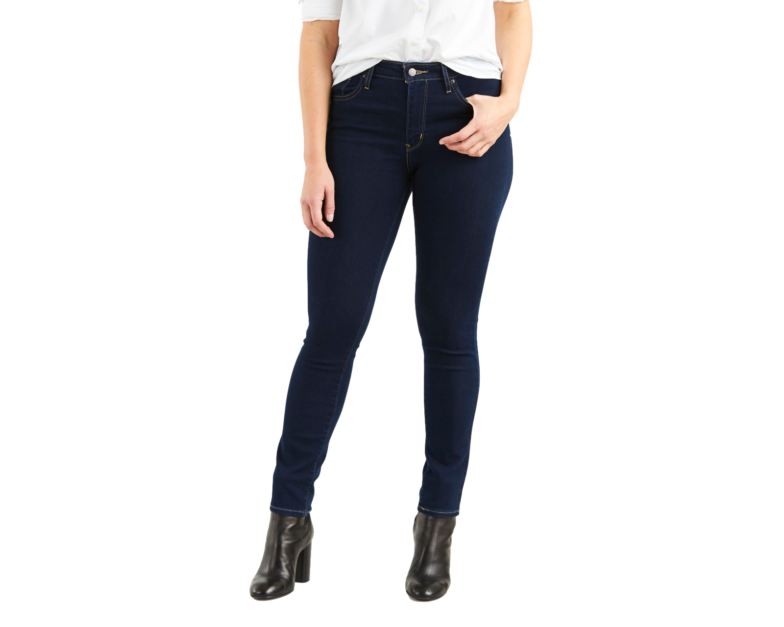 Foto 2 pulgar | Jeans 721 High-rise Skinny Levi's 18882-0023 color Azul para Mujer