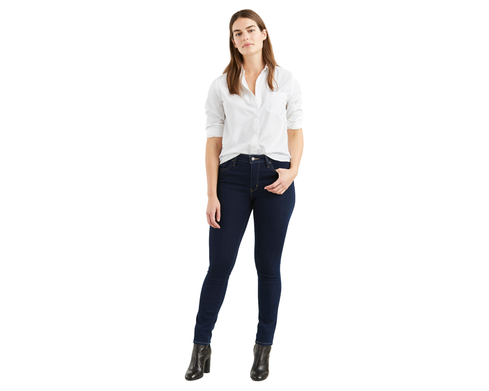 Foto 5 pulgar | Jeans 721 High-rise Skinny Levi's 18882-0023 color Azul para Mujer