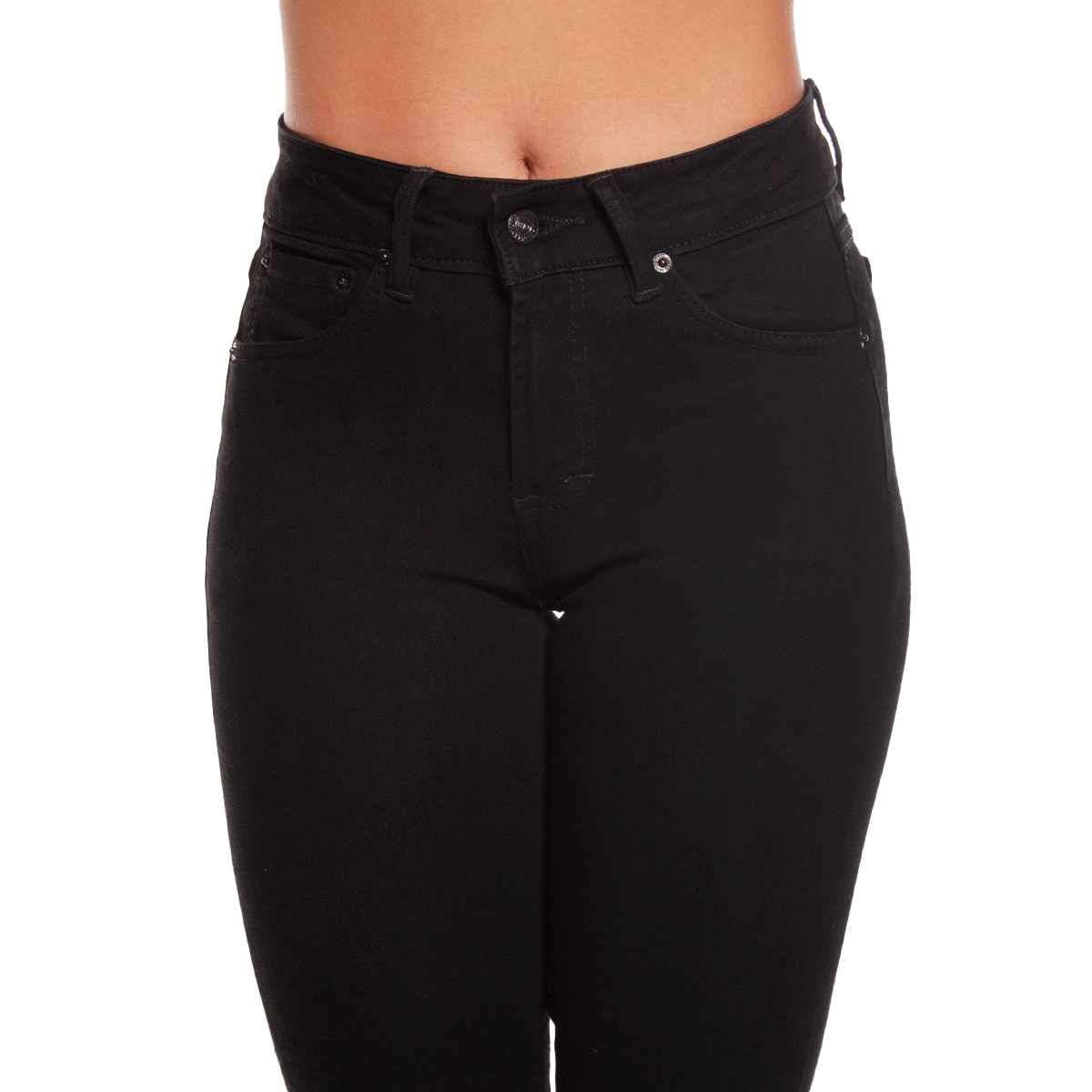 Foto 4 | Pantalón Skinny de Tiro Alto Pineda Jeans color Negro para Dama