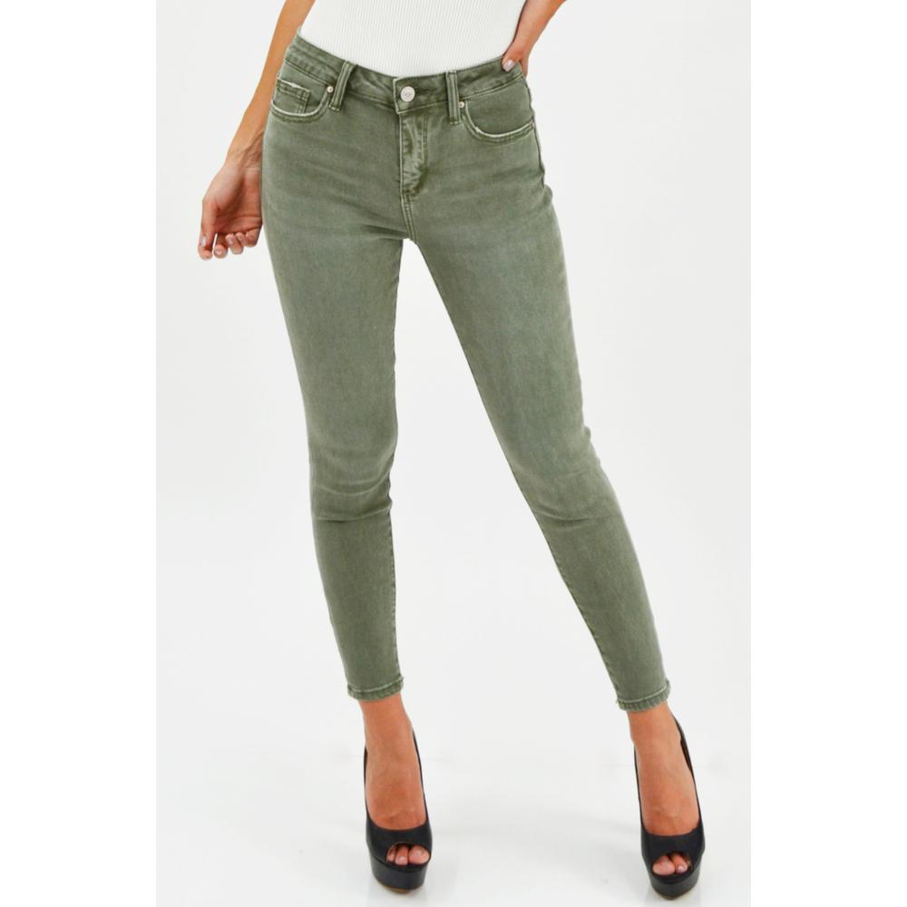 Foto 1 | Jeans Skinny con Stretch Roman Fashion J-BAL-6065 color Verde
