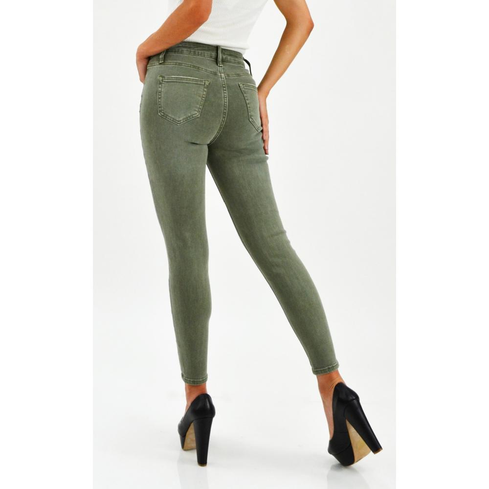 Foto 5 pulgar | Jeans Skinny con Stretch Roman Fashion J-BAL-6065 color Verde