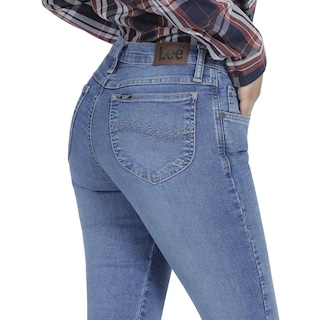 Foto 5 | Jeans Lee Skinny Fit 344 color Azul para Mujer