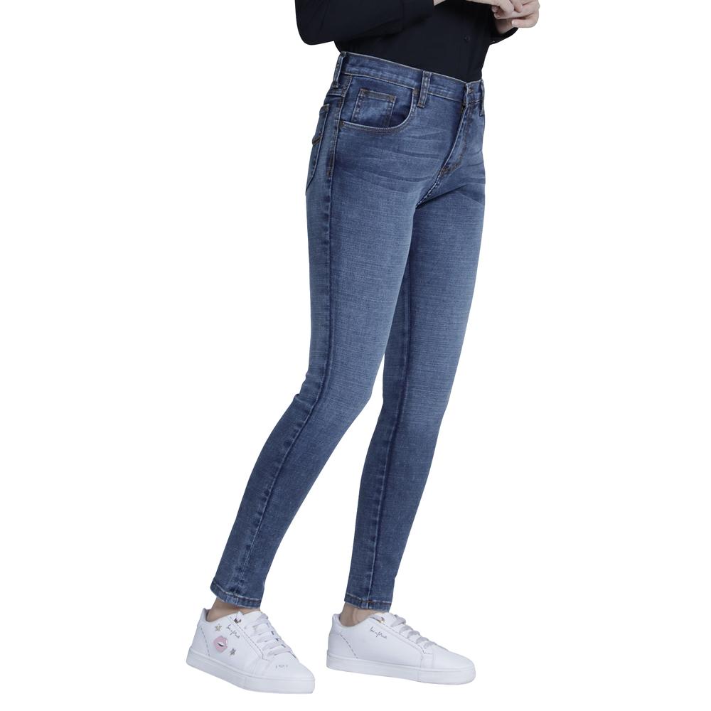 Foto 2 | Jeans Lee Skinny Fit 342 color Azul para Mujer