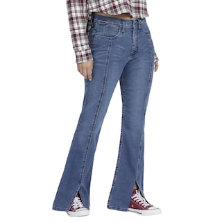 Foto 2 | Jeans Lee Skinny Flare Fit 346 color Azul para Mujer