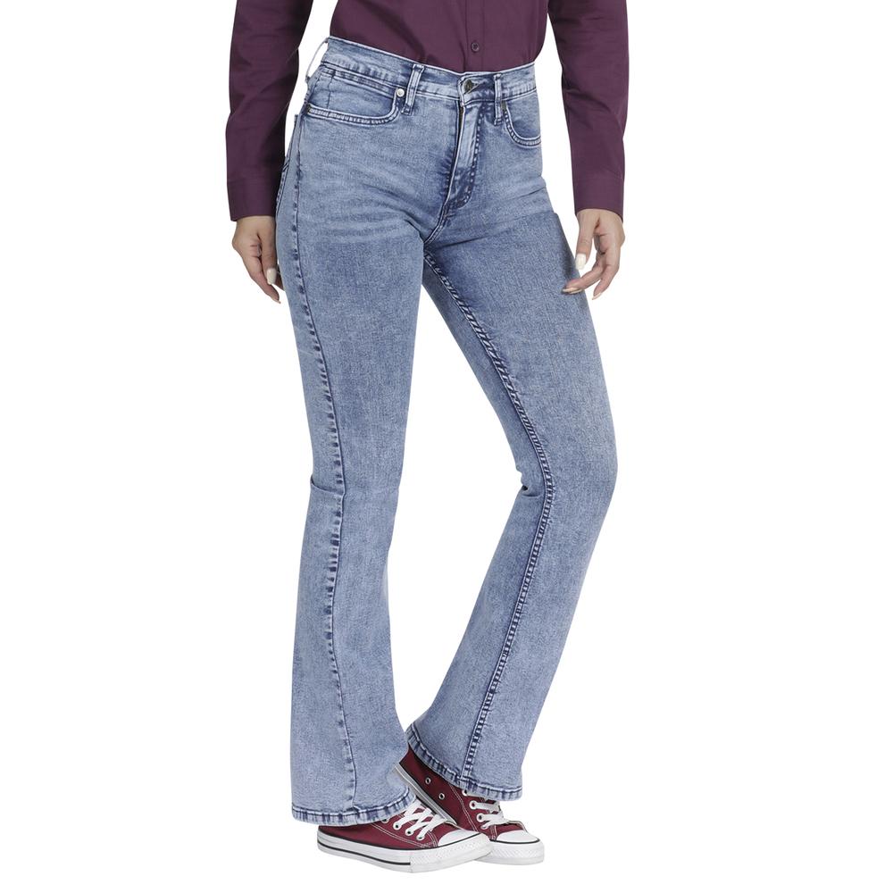 Foto 2 | Jeans Lee Skinny Flare Fit 347 color Azul para Mujer