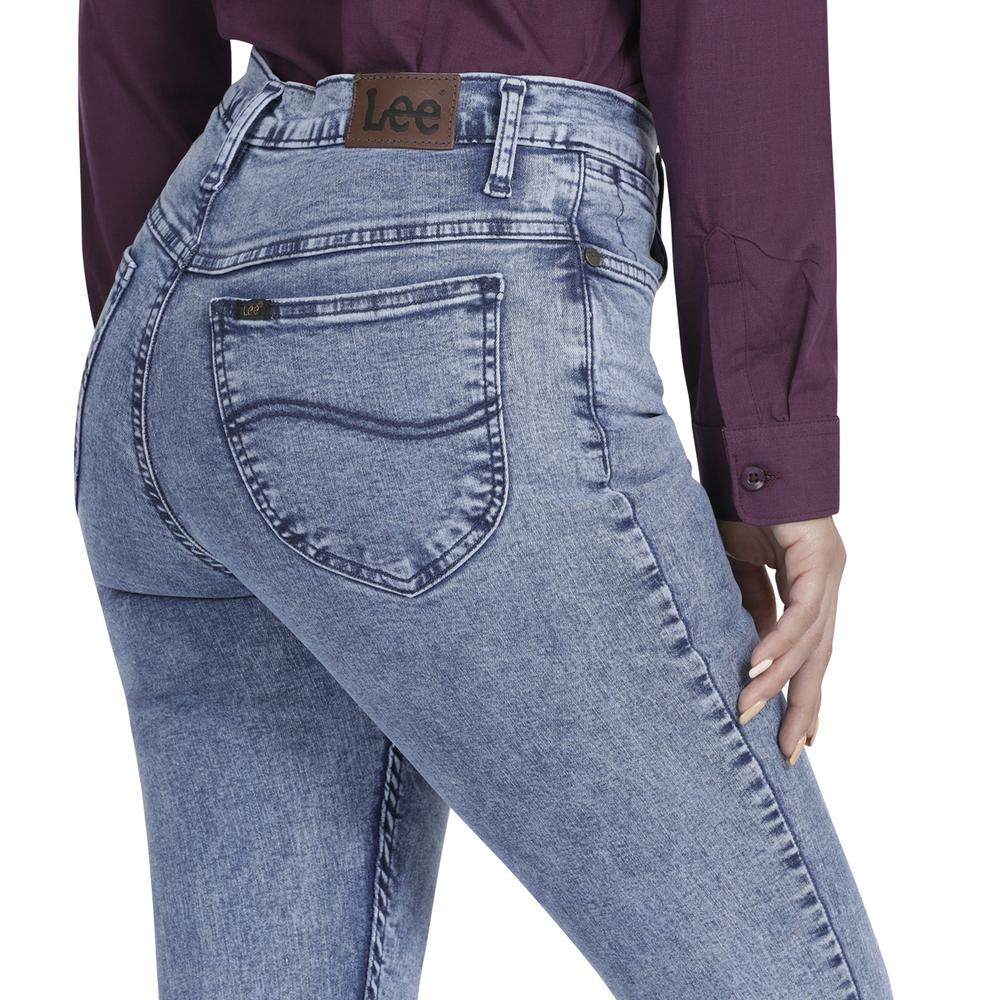 Foto 6 pulgar | Jeans Lee Skinny Flare Fit 347 color Azul para Mujer