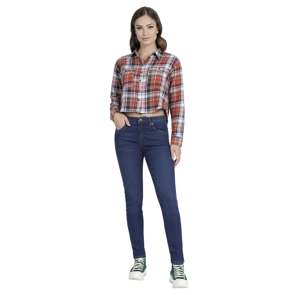 Foto 5 pulgar | Jeans Lee Skinny Fit 340 color Azul para Mujer