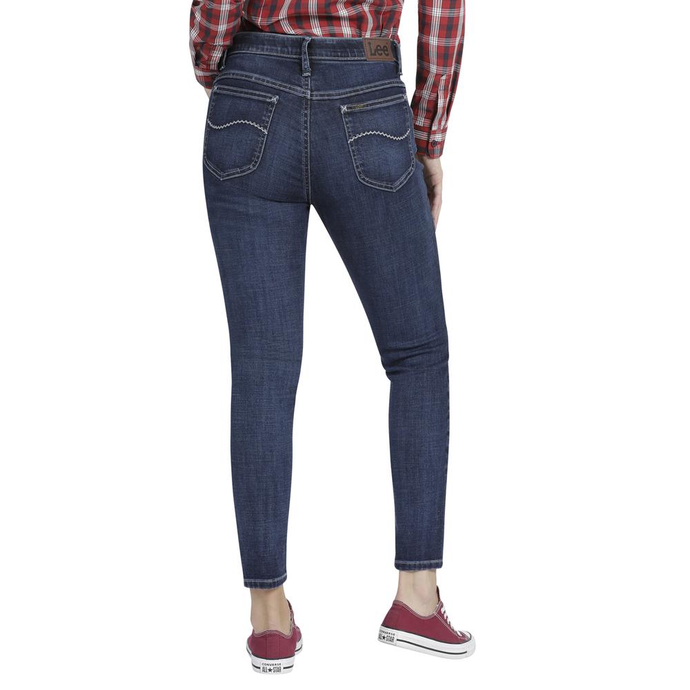 Foto 4 pulgar | Jeans Lee Skinny Fit 344 color Azul para Mujer