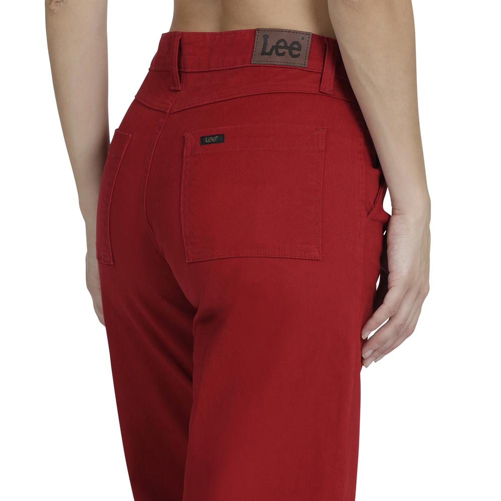 Foto 5 | Jeans Lee Wide Leg Fit 3xx color Rojo para Mujer