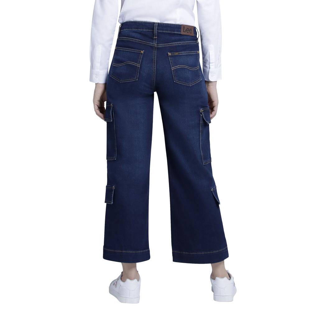 Foto 4 pulgar | Jeans Lee Wide Leg Fit 342 color Azul para Mujer