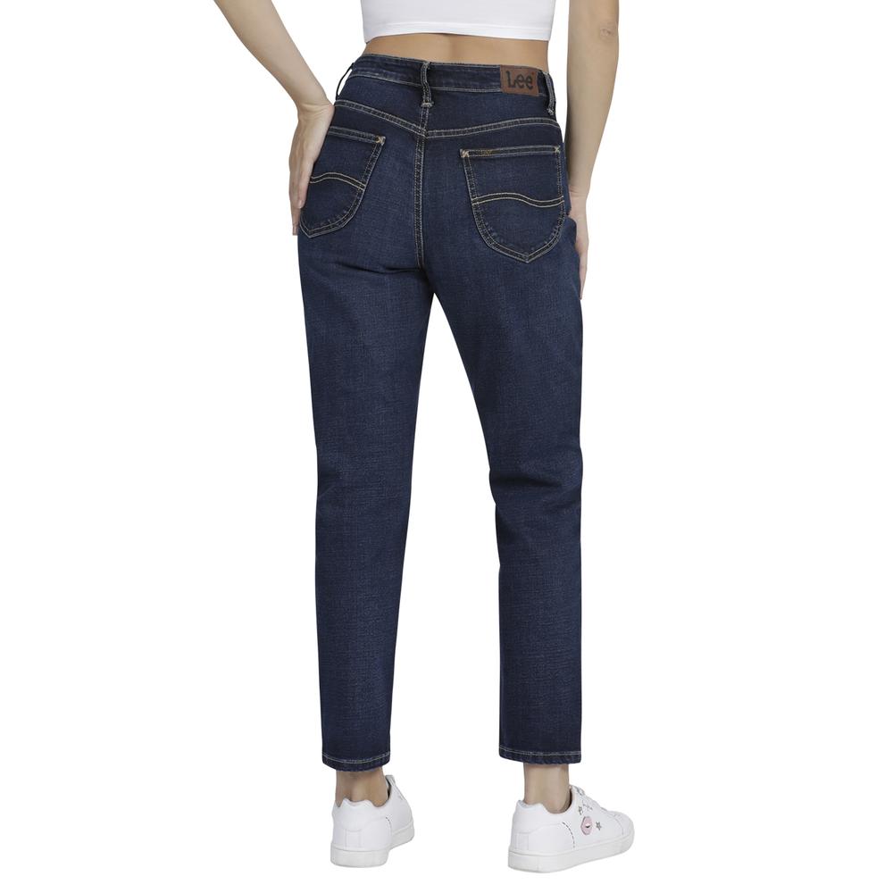 Foto 4 pulgar | Jeans Lee Mom Fit 342 color Azul para Mujer