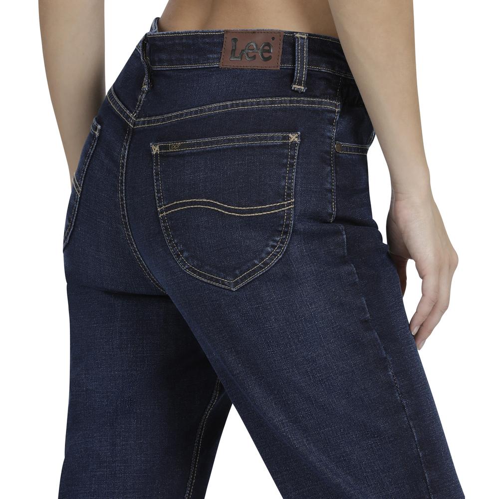 Foto 6 pulgar | Jeans Lee Mom Fit 342 color Azul para Mujer