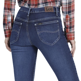 Foto 5 | Jeans Lee Skinny Flare Fit 351 color Azul para Mujer