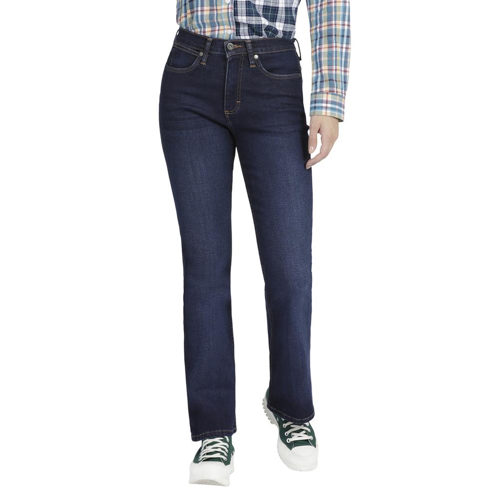 Foto 2 | Jeans Lee Skinny Flare Fit 355 color Azul para Mujer