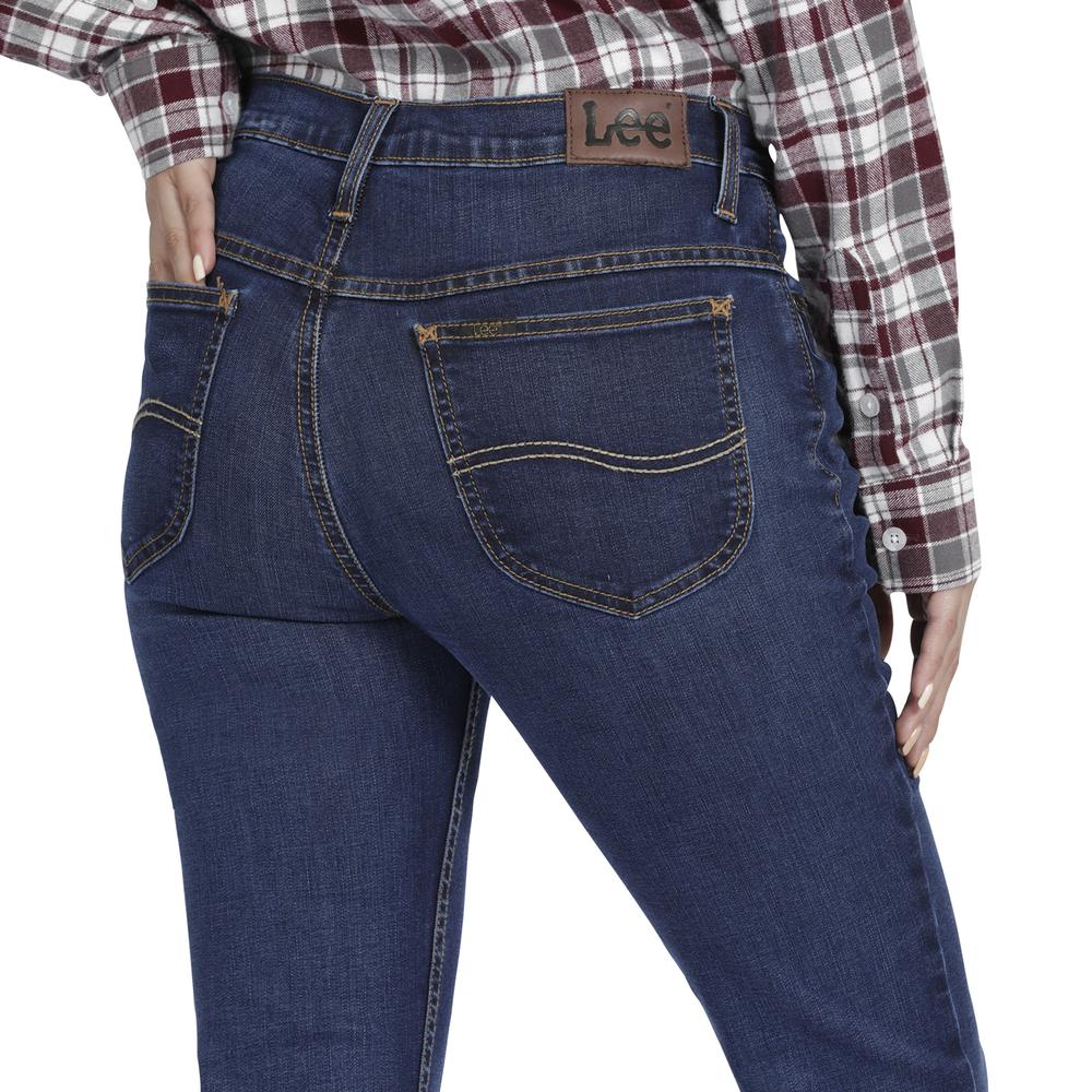 Foto 6 pulgar | Jeans Lee Boot Cut Fit 350 color Azul para Mujer