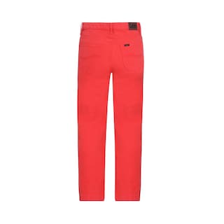 Foto 3 | Jeans Lee Wide Leg Fit 3x4 color Rojo para Mujer