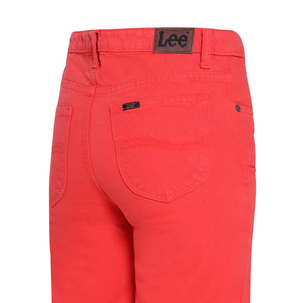 Foto 5 pulgar | Jeans Lee Wide Leg Fit 3x4 color Rojo para Mujer