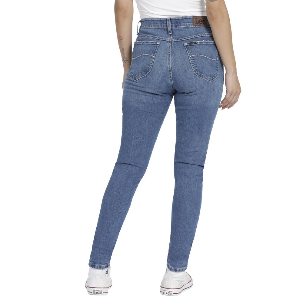 Foto 4 pulgar | Jeans Lee Skinny Fit 356 color Azul para Mujer