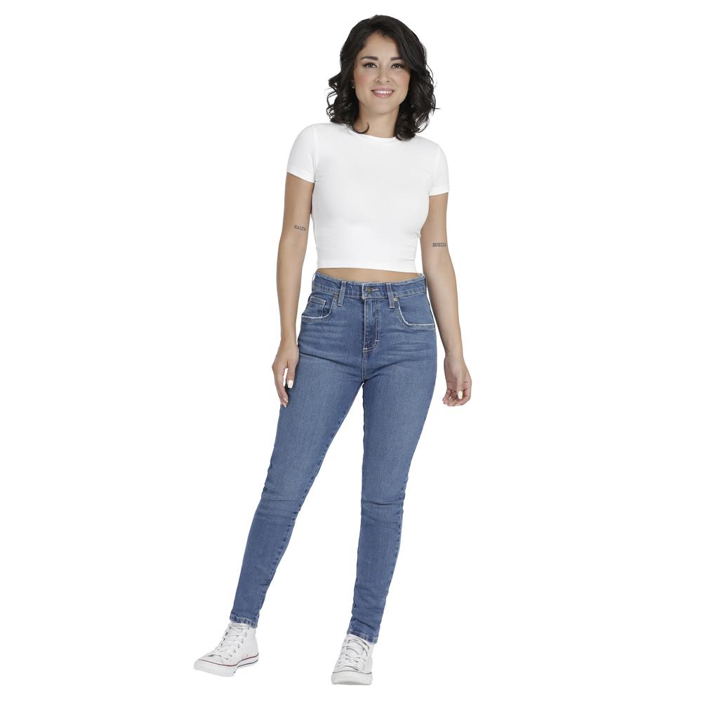 Foto 5 pulgar | Jeans Lee Skinny Fit 356 color Azul para Mujer