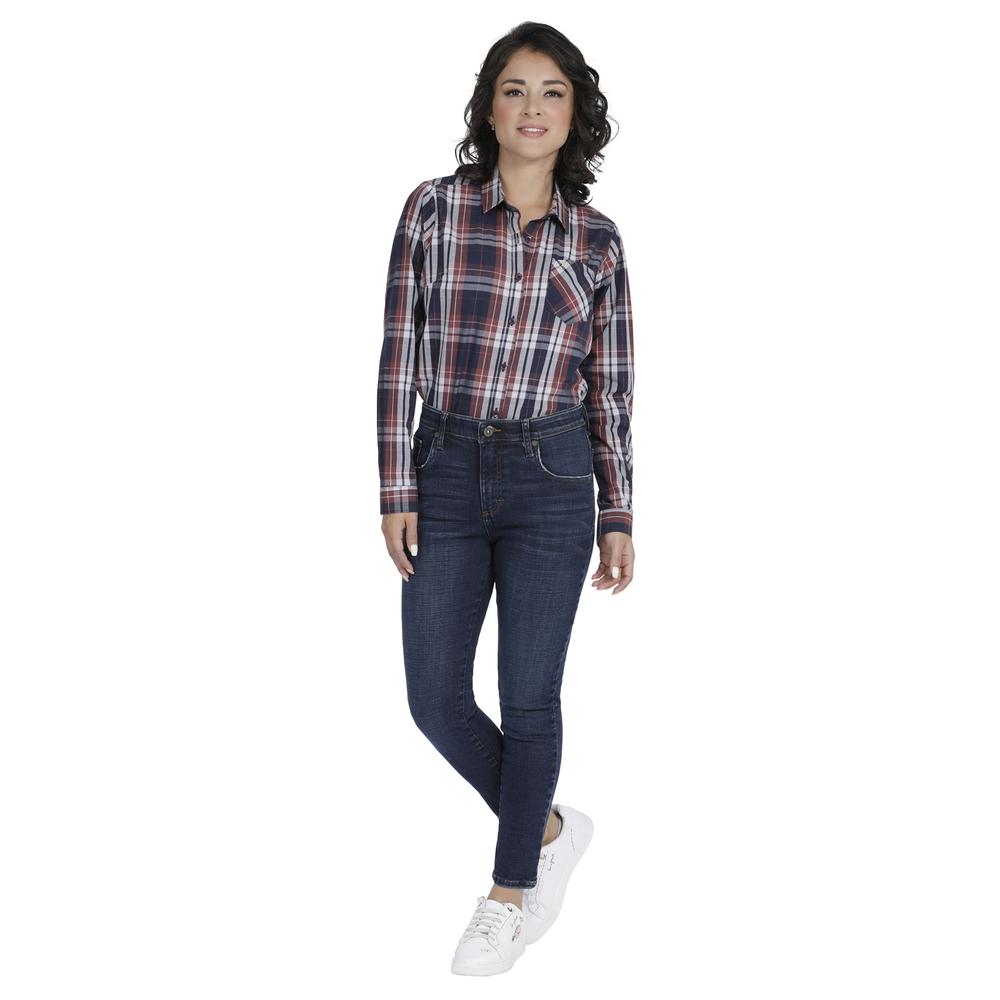 Foto 2 pulgar | Jeans Mujer Lee Skinny Fit 355 Color Azul