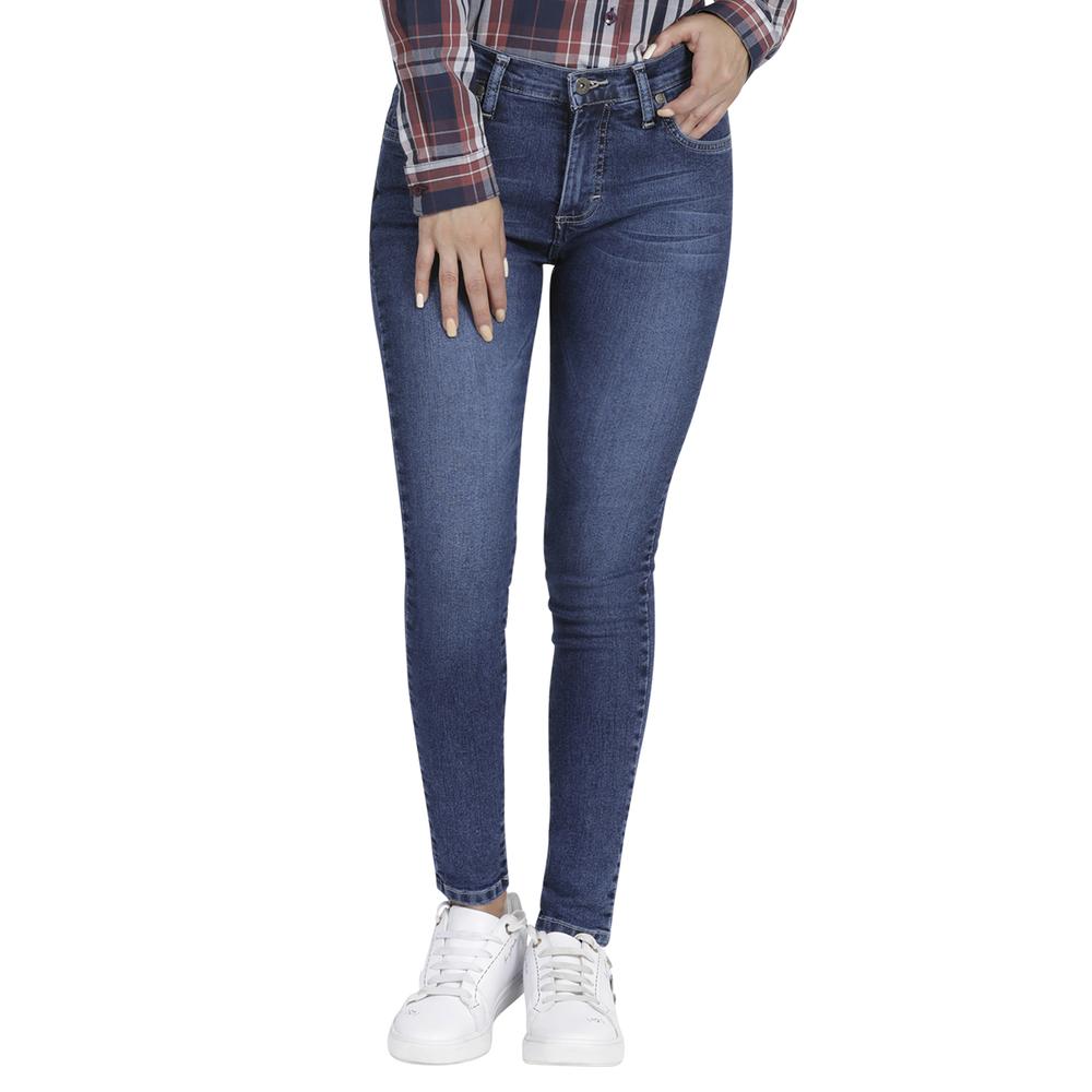 Jeans Mujer Lee Skinny Fit 354 Color Azul