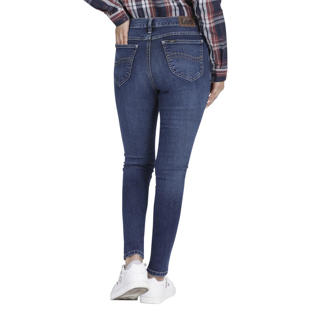 Foto 4 pulgar | Jeans Mujer Lee Skinny Fit 354 Color Azul