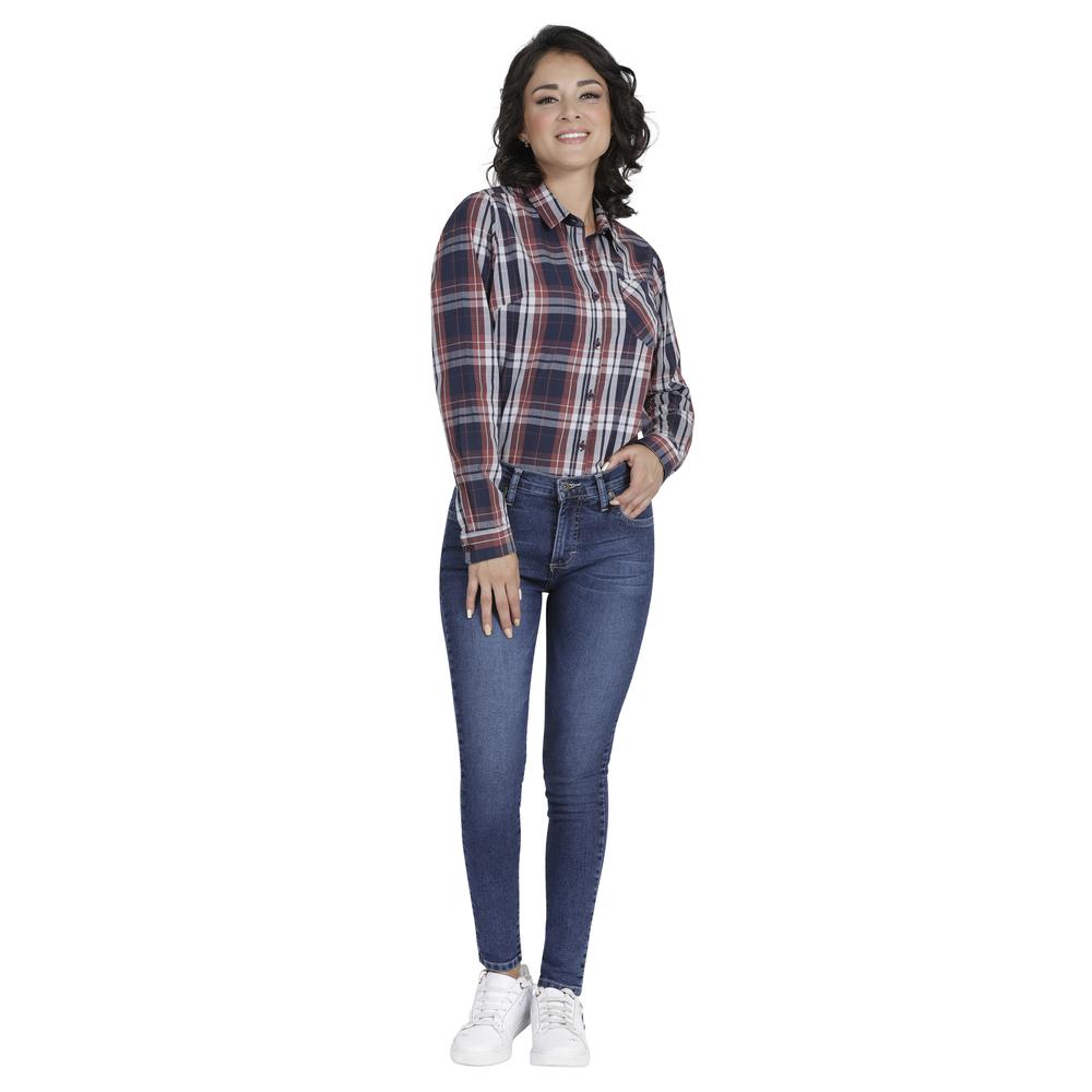 Foto 5 pulgar | Jeans Mujer Lee Skinny Fit 354 Color Azul