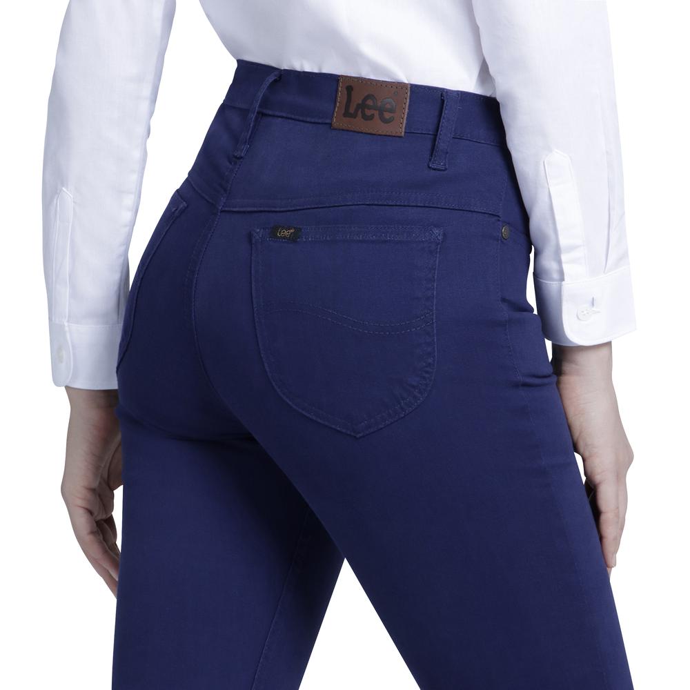 Foto 6 pulgar | Jeans Lee Skinny Flare Fit 349 color Azul para Mujer