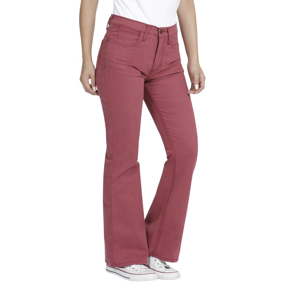 Foto 3 pulgar | Jeans Lee Skinny Flare Fit 360 color Rojo para Mujer