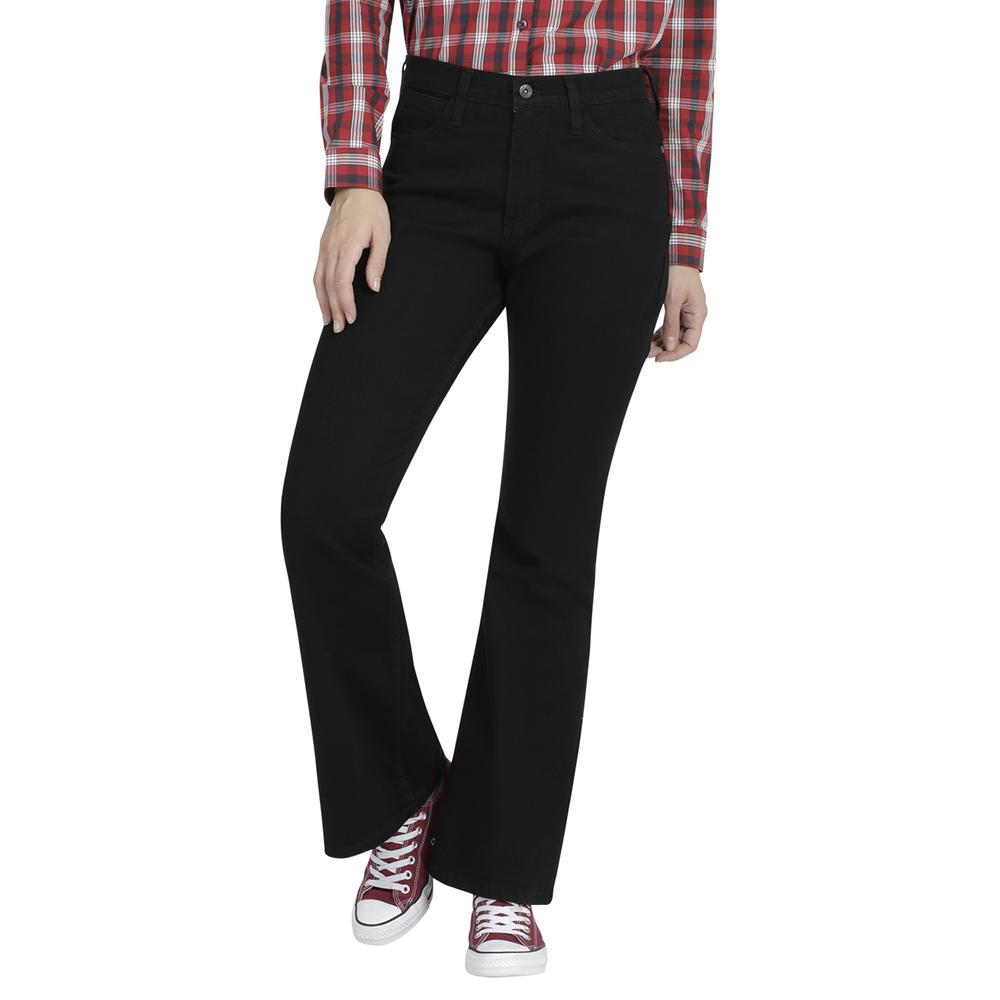 Foto 2 pulgar | Jeans Lee Skinny Flare Fit 340 color Negro para Mujer