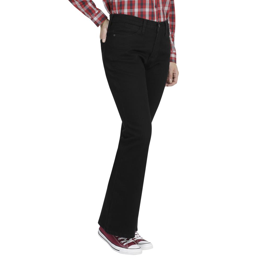 Foto 3 pulgar | Jeans Lee Skinny Flare Fit 340 color Negro para Mujer