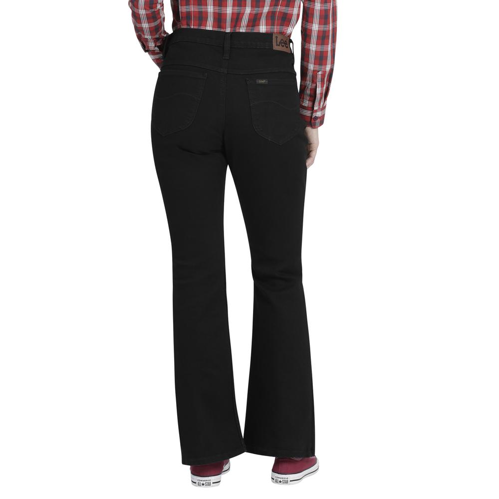 Foto 4 pulgar | Jeans Lee Skinny Flare Fit 340 color Negro para Mujer