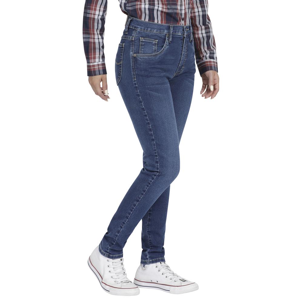 Foto 2 | Jeans Lee Skinny Fit 351 color Azul para Mujer