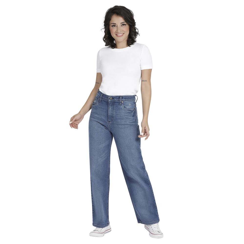 Foto 5 pulgar | Jeans Lee Loose Fit 341 color Azul para Mujer