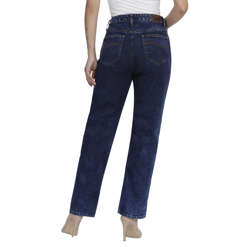 Foto 4 pulgar | Jeans Lee Mom Fit 351 color Azul para Mujer