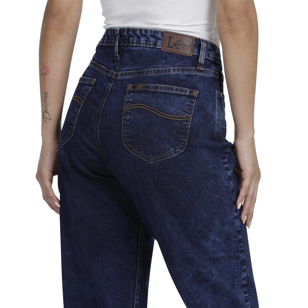 Foto 6 pulgar | Jeans Lee Mom Fit 351 color Azul para Mujer