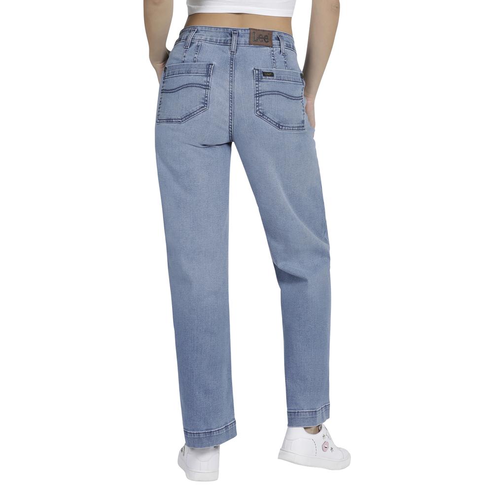 Foto 4 pulgar | Jeans Mujer Lee Wide Leg Fit 340 Color Azul