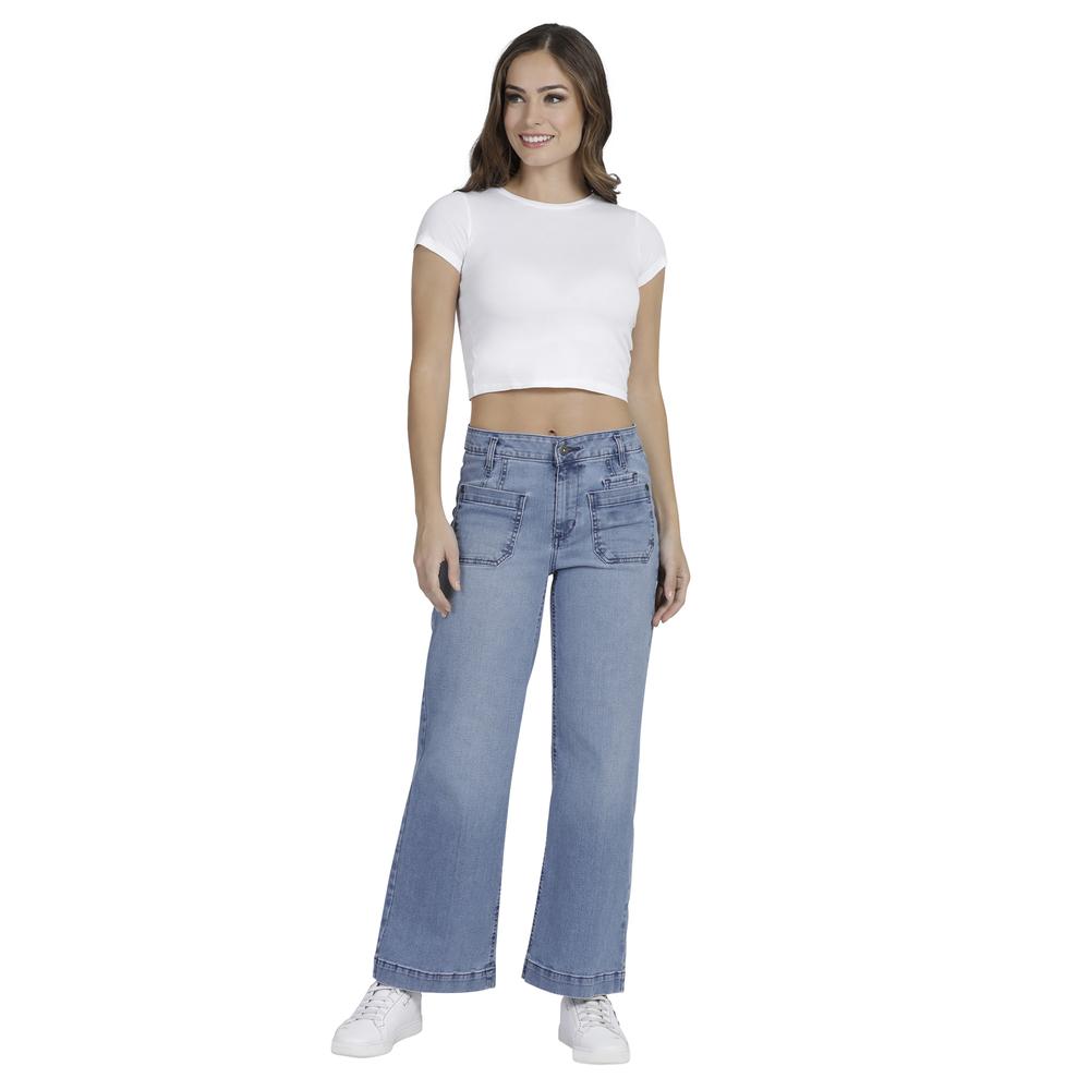 Foto 5 pulgar | Jeans Mujer Lee Wide Leg Fit 340 Color Azul