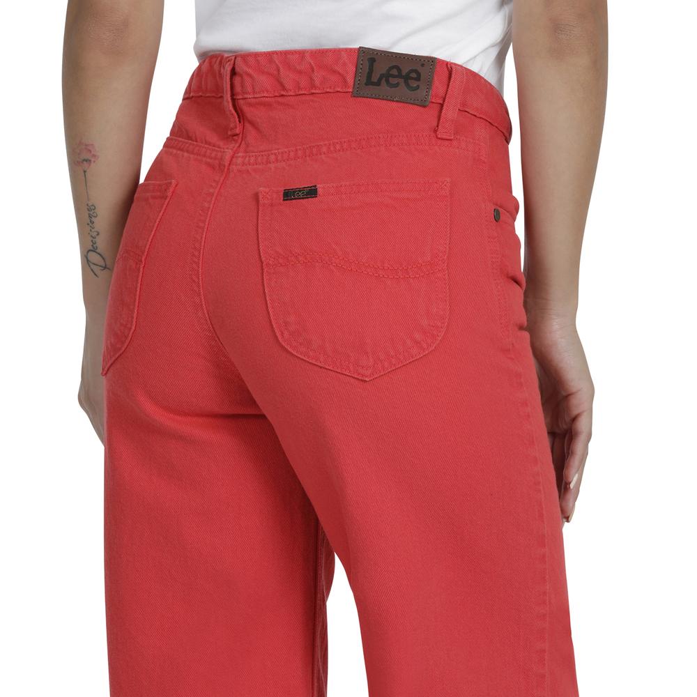 Foto 6 pulgar | Jeans Lee Wide Leg Fit 3XX color Rojo para Mujer