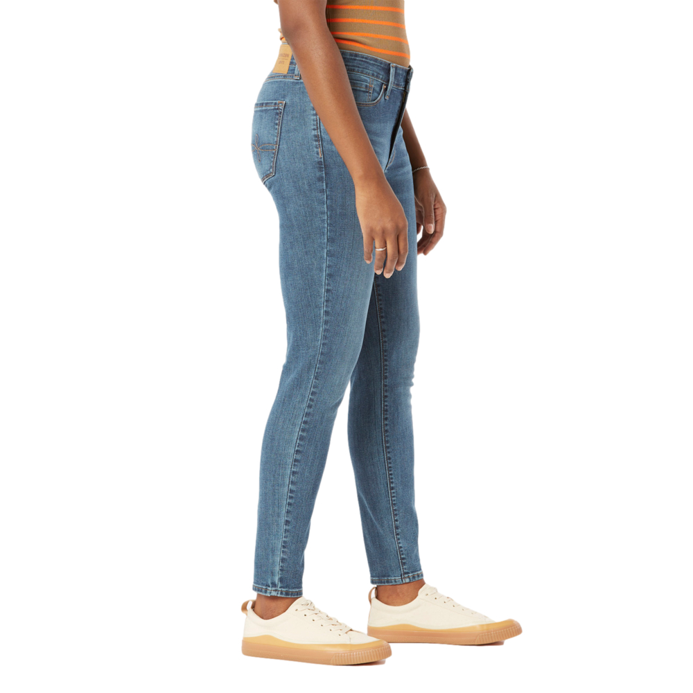 Foto 3 pulgar | Jeans High-Rise Skinny Denizen 86156-0022 color Azul para Mujer