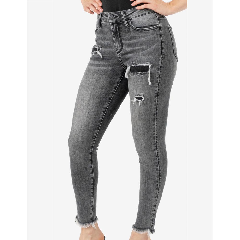 Foto 2 | Jeans Skinny Roman Fashion 6338 color Gris con Strech Balam para Mujer