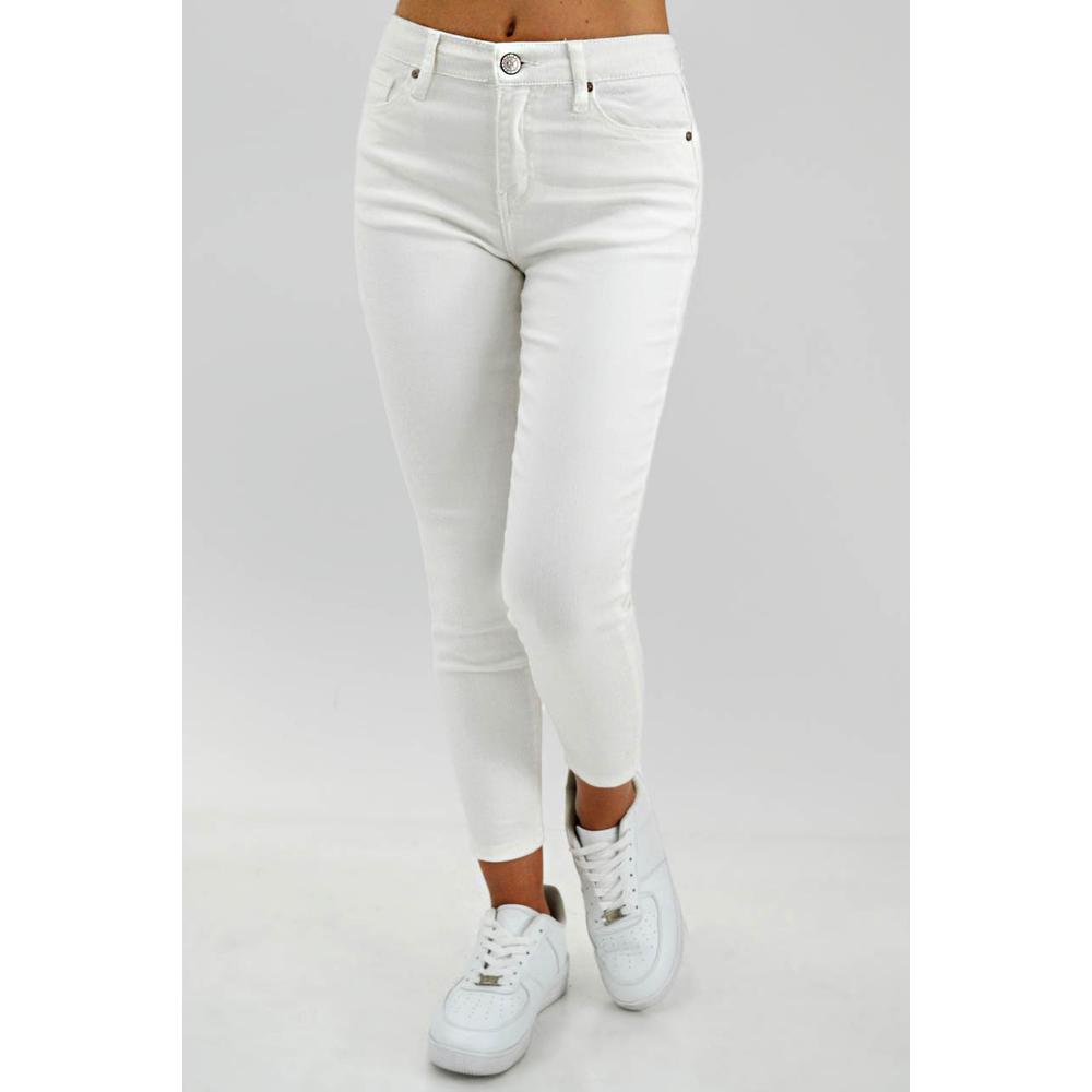 Jeans Skinny con Strech Roman Fashion Balam Juvenil 6349 color Blanco