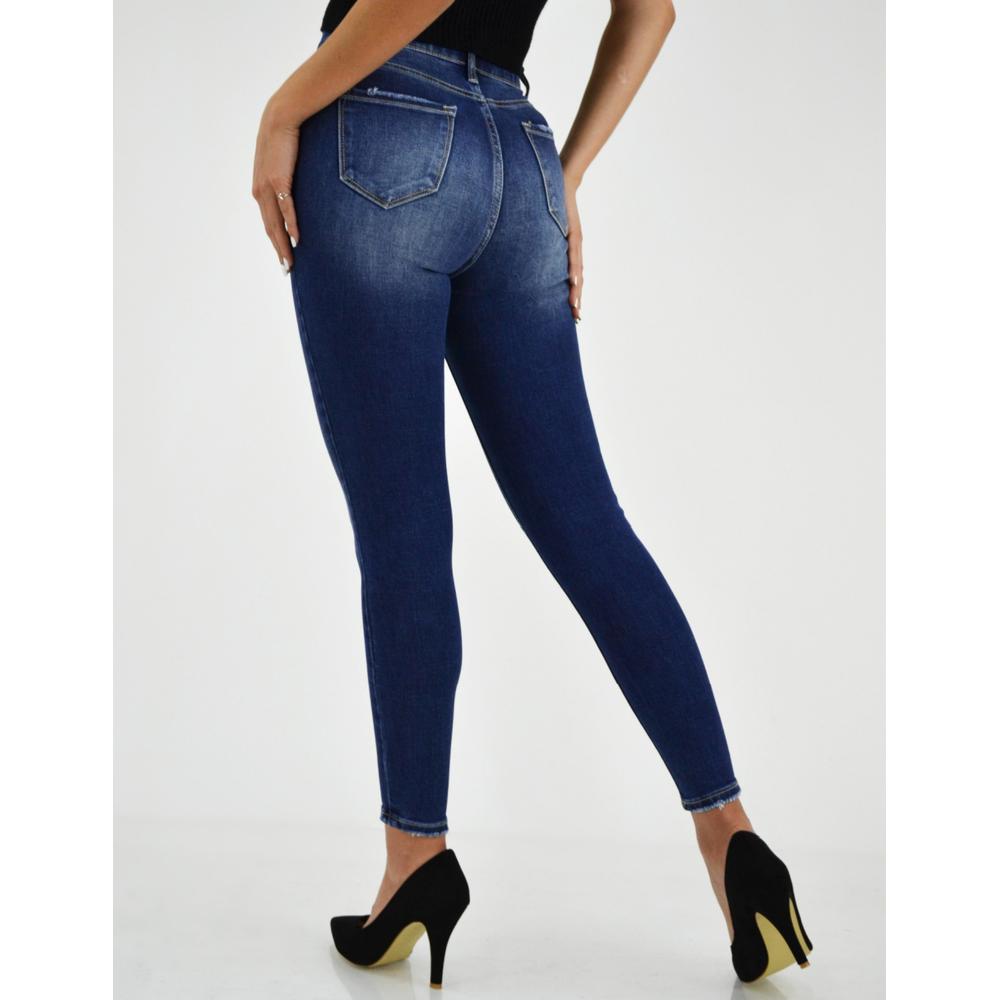 Foto 4 pulgar | Jeans Skinny con Strech Roman Fashion Balam Juvenil 6445 Dark color Azul