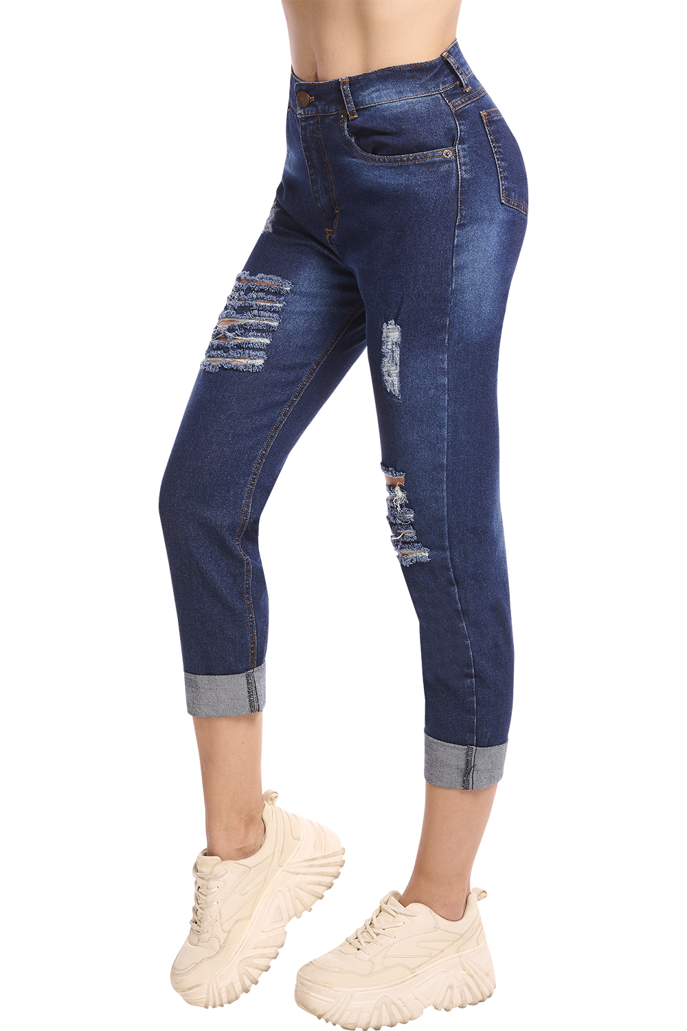 Jeans Devendi Skinny color Azul para Mujer