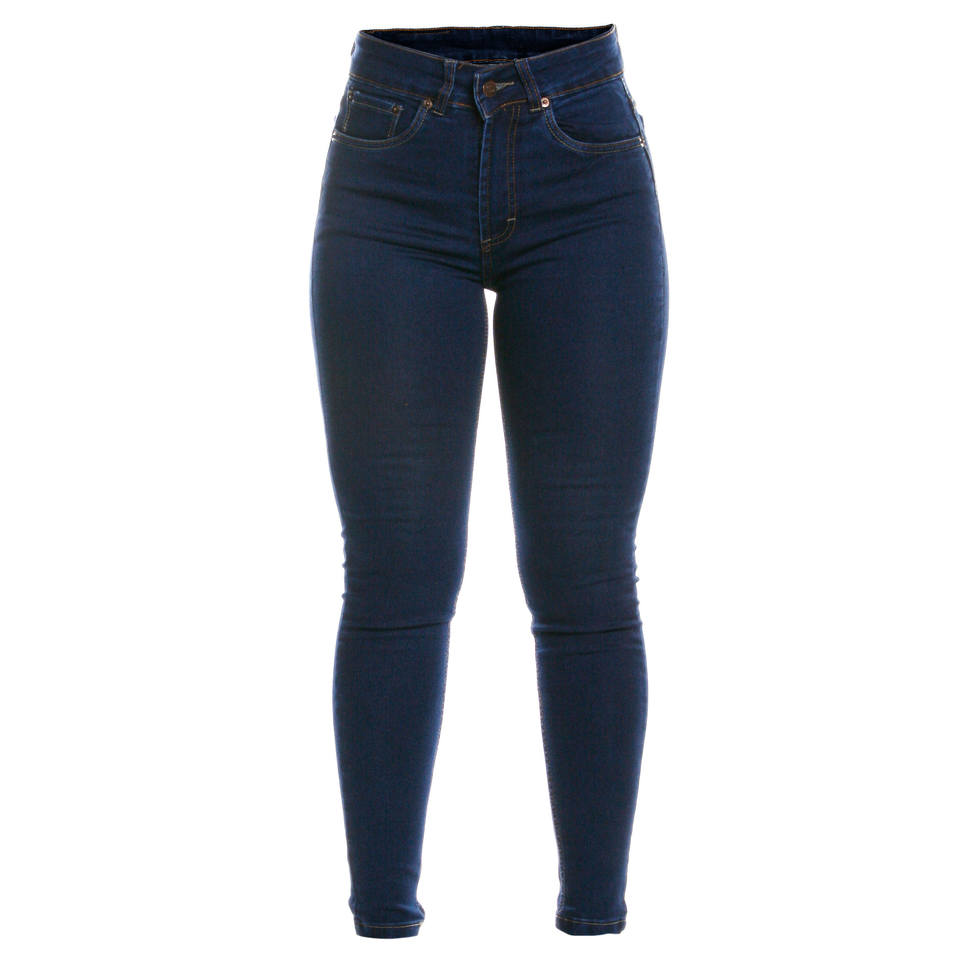 Foto 5 pulgar | Pantalon De Mezclilla Skinny Tiro Alto Para Mujer Stone